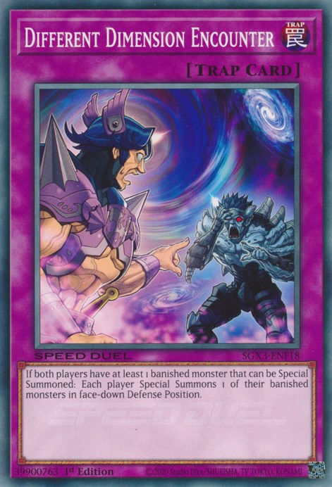 Different Dimension Encounter [SGX3-ENF18] Common | Jomio and Rueliete's Cards and Comics