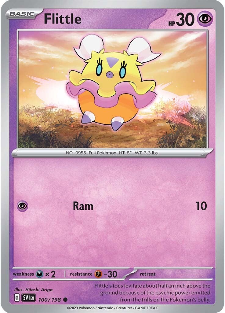 Flittle (100/198) [Scarlet & Violet: Base Set] | Jomio and Rueliete's Cards and Comics