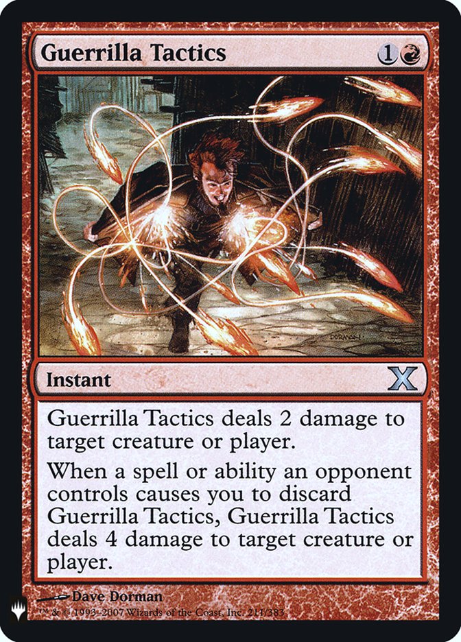 Guerrilla Tactics [Mystery Booster] | Jomio and Rueliete's Cards and Comics