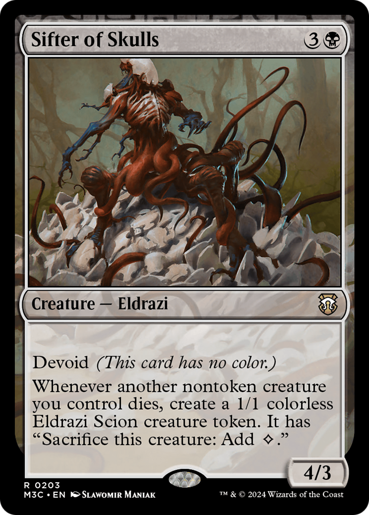 Sifter of Skulls (Ripple Foil) [Modern Horizons 3 Commander] | Jomio and Rueliete's Cards and Comics