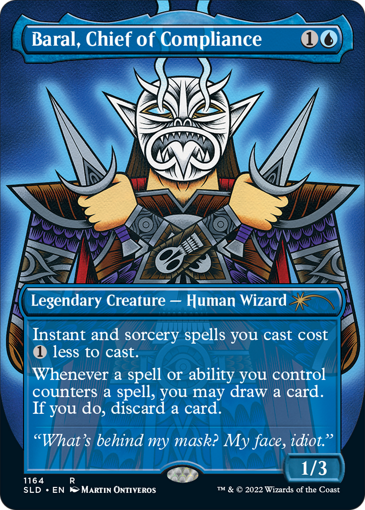 Baral, Chief of Compliance (Borderless) [Secret Lair Drop Series] | Jomio and Rueliete's Cards and Comics