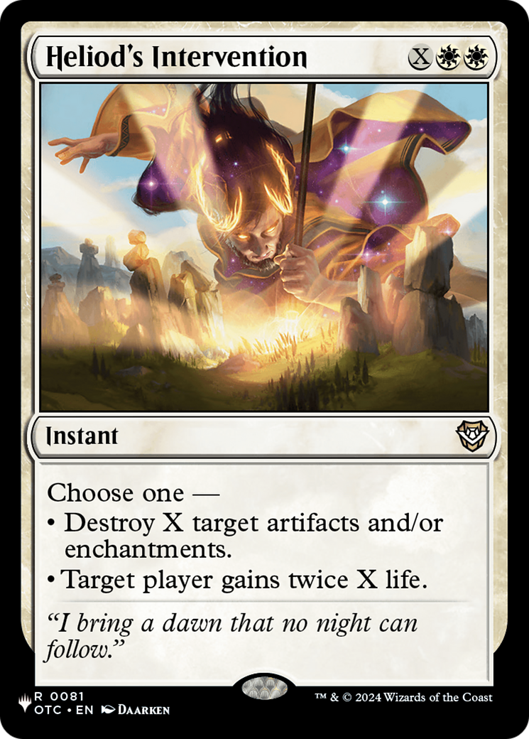 Heliod's Intervention [The List] | Jomio and Rueliete's Cards and Comics