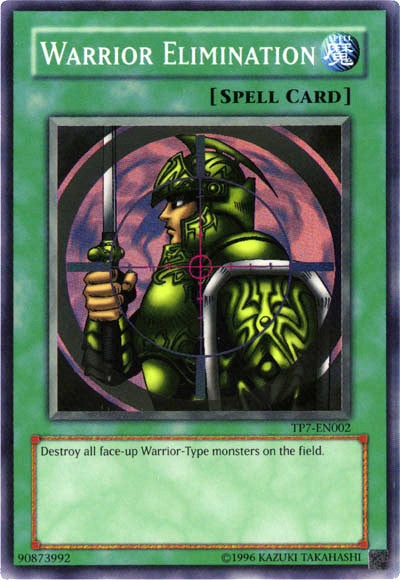 Warrior Elimination [TP7-EN002] Super Rare | Jomio and Rueliete's Cards and Comics
