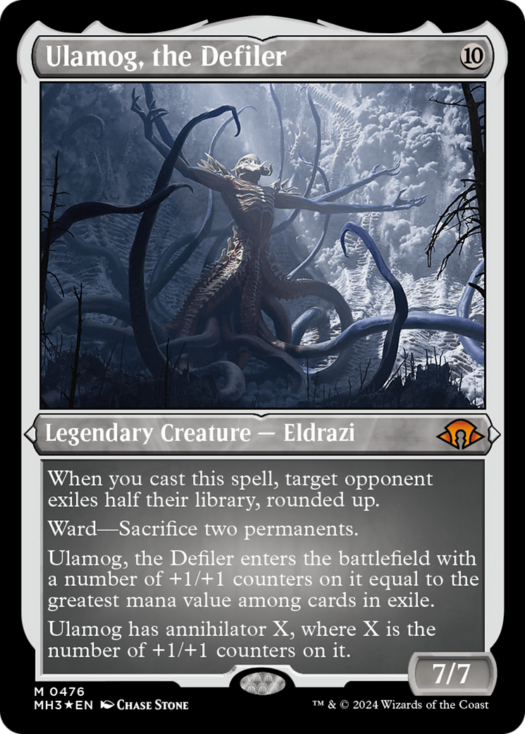 Ulamog, the Defiler (Foil Etched) [Modern Horizons 3] | Jomio and Rueliete's Cards and Comics