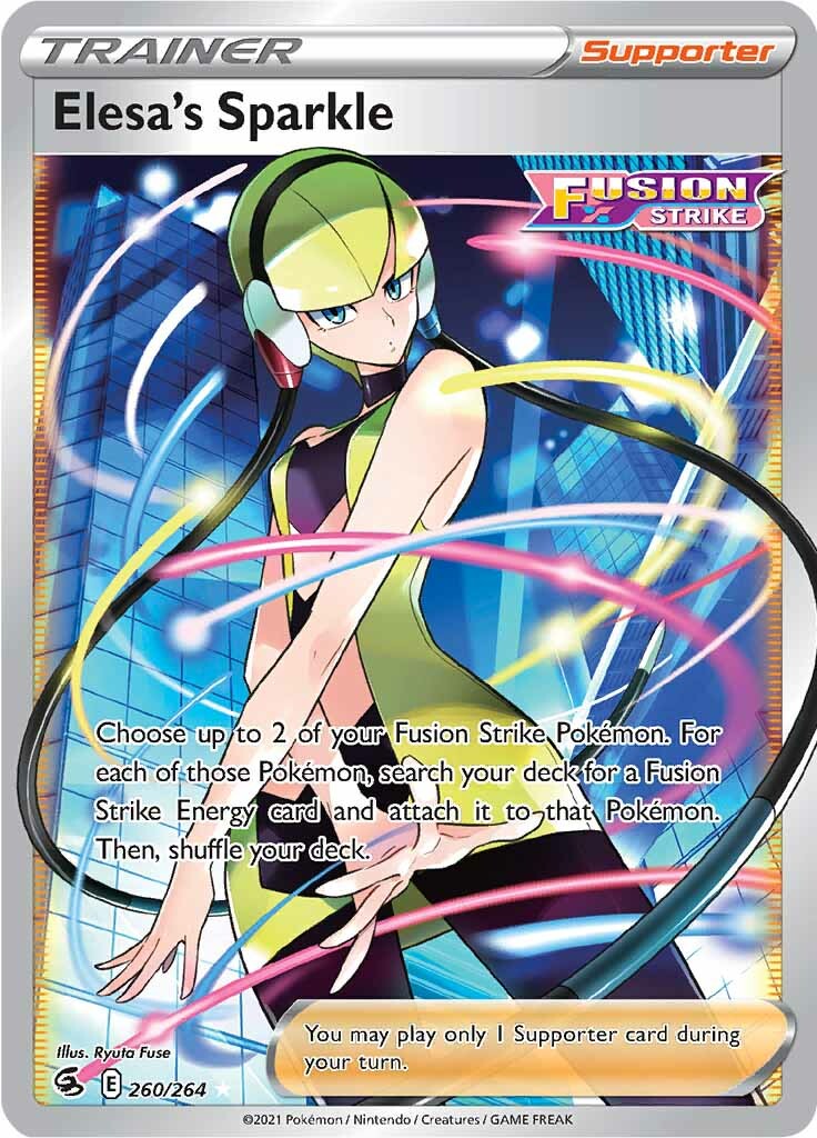 Elesa's Sparkle (260/264) [Sword & Shield: Fusion Strike] | Jomio and Rueliete's Cards and Comics