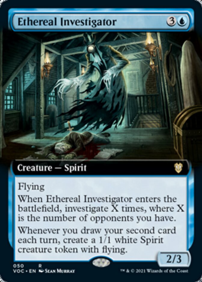 Ethereal Investigator (Extended Art) [Innistrad: Crimson Vow Commander] | Jomio and Rueliete's Cards and Comics