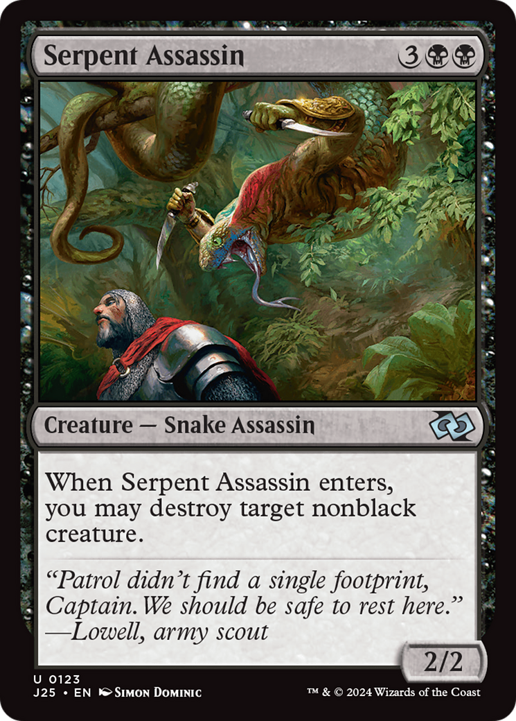 Serpent Assassin [Foundations Jumpstart] | Jomio and Rueliete's Cards and Comics