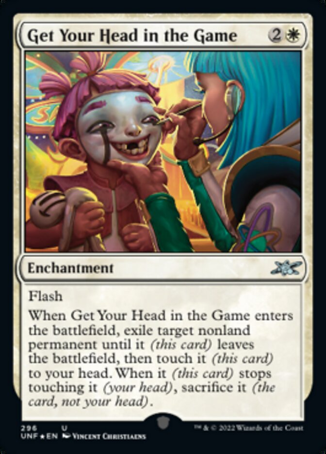 Get Your Head in the Game (Galaxy Foil) [Unfinity] | Jomio and Rueliete's Cards and Comics