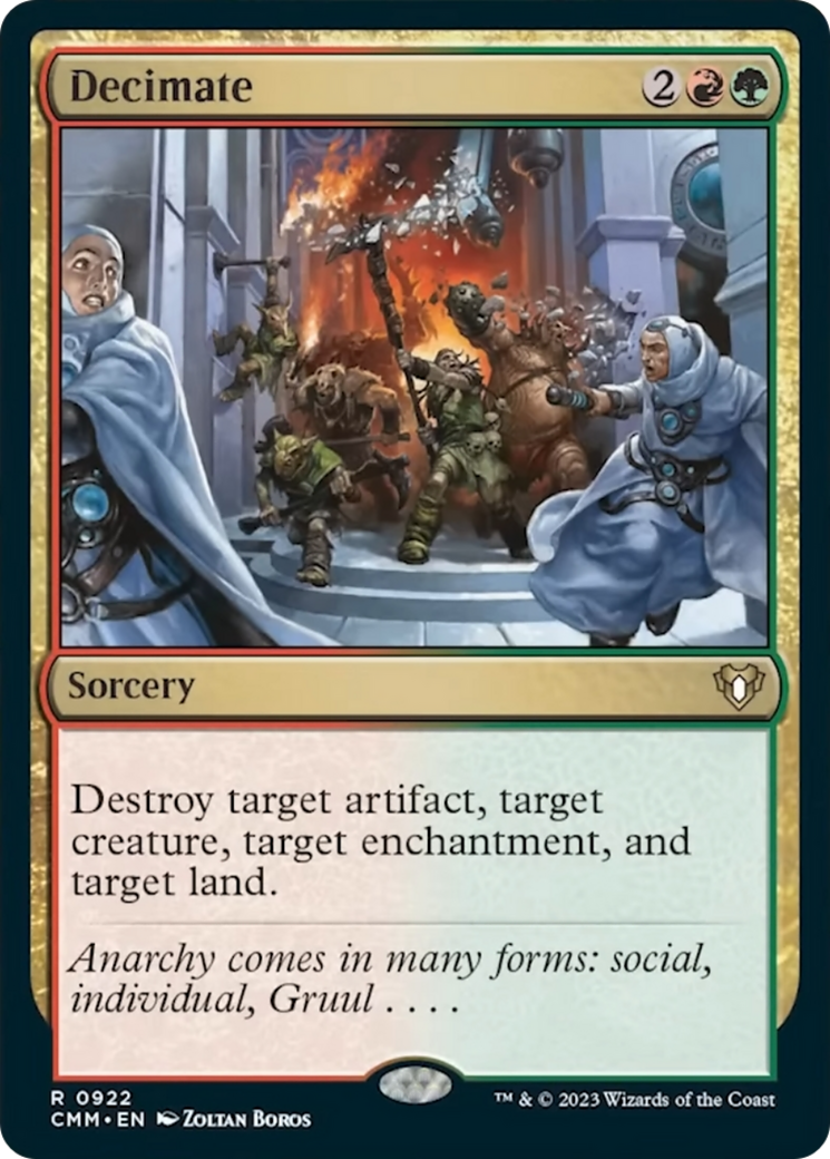 Decimate [Commander Masters] | Jomio and Rueliete's Cards and Comics