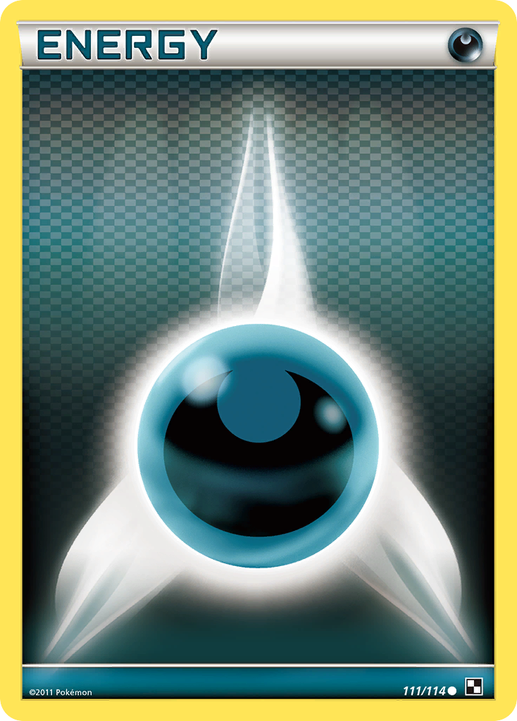 Darkness Energy (111/114) [Black & White: Base Set] | Jomio and Rueliete's Cards and Comics