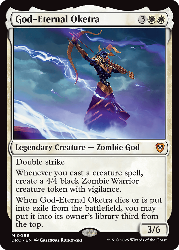 God-Eternal Oketra [Aetherdrift Commander] | Jomio and Rueliete's Cards and Comics