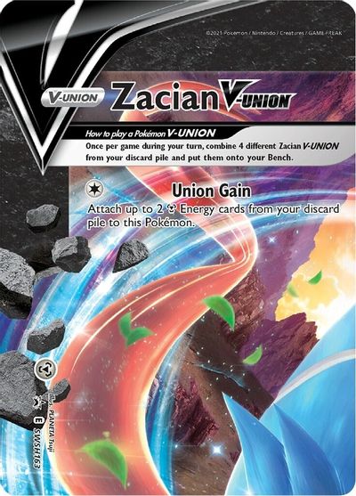 Zacian V-Union (SWSH163) [Sword & Shield: Black Star Promos] | Jomio and Rueliete's Cards and Comics