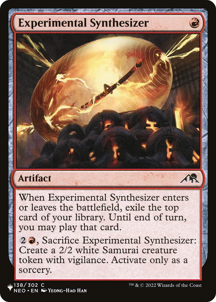 Experimental Synthesizer [The List] | Jomio and Rueliete's Cards and Comics