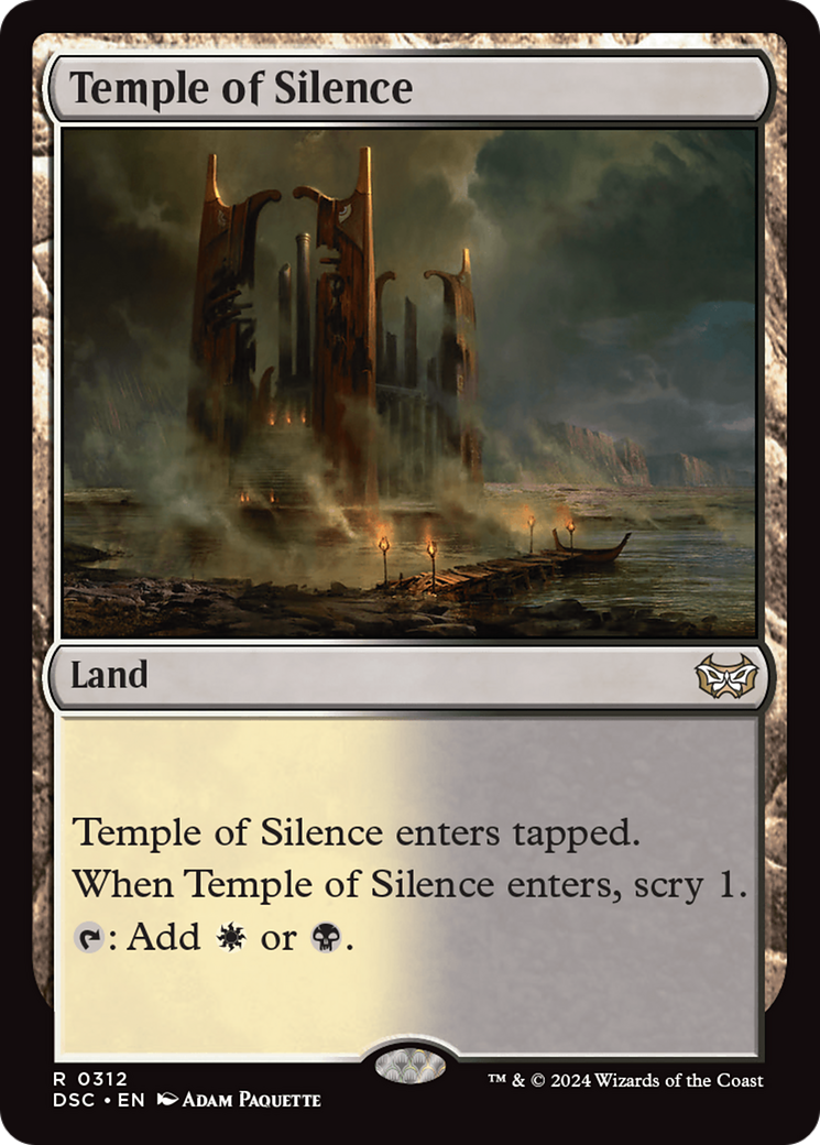 Temple of Silence [Duskmourn: House of Horror Commander] | Jomio and Rueliete's Cards and Comics