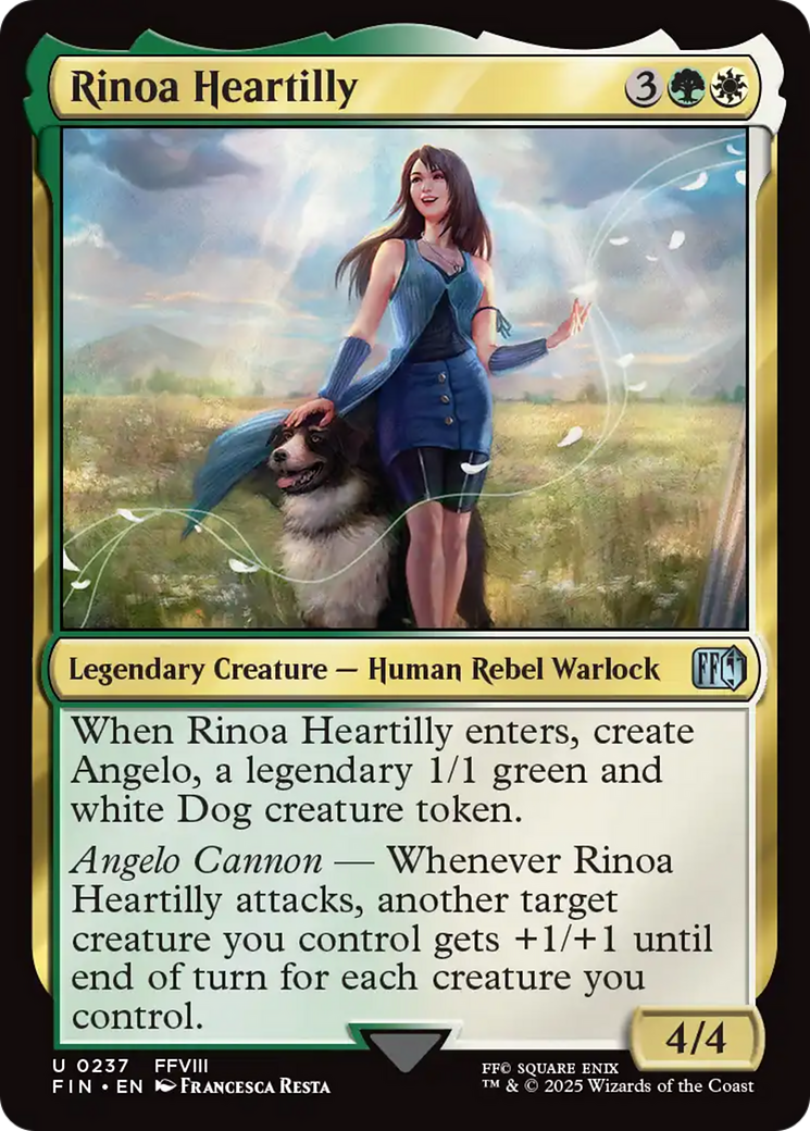 Rinoa Heartilly [FINAL FANTASY] | Jomio and Rueliete's Cards and Comics