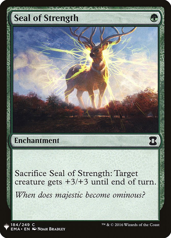 Seal of Strength [Mystery Booster] | Jomio and Rueliete's Cards and Comics