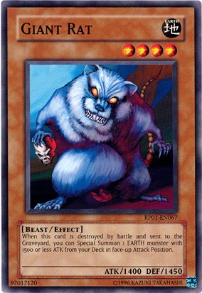 Giant Rat [RP01-EN067] Common | Jomio and Rueliete's Cards and Comics