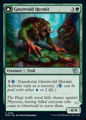 Gnottvold Hermit // Chrome Host Hulk [March of the Machine] | Jomio and Rueliete's Cards and Comics