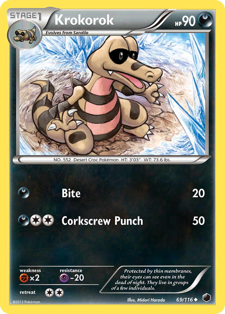 Krokorok (69/116) [Black & White: Plasma Freeze] | Jomio and Rueliete's Cards and Comics