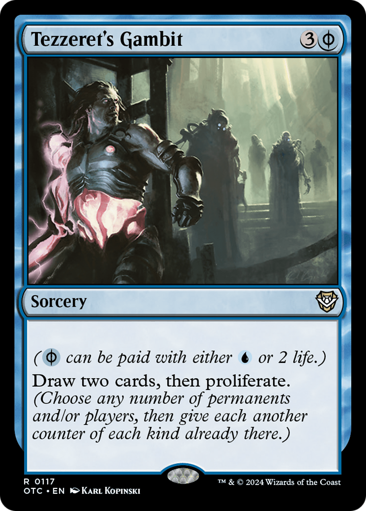 Tezzeret's Gambit [Outlaws of Thunder Junction Commander] | Jomio and Rueliete's Cards and Comics
