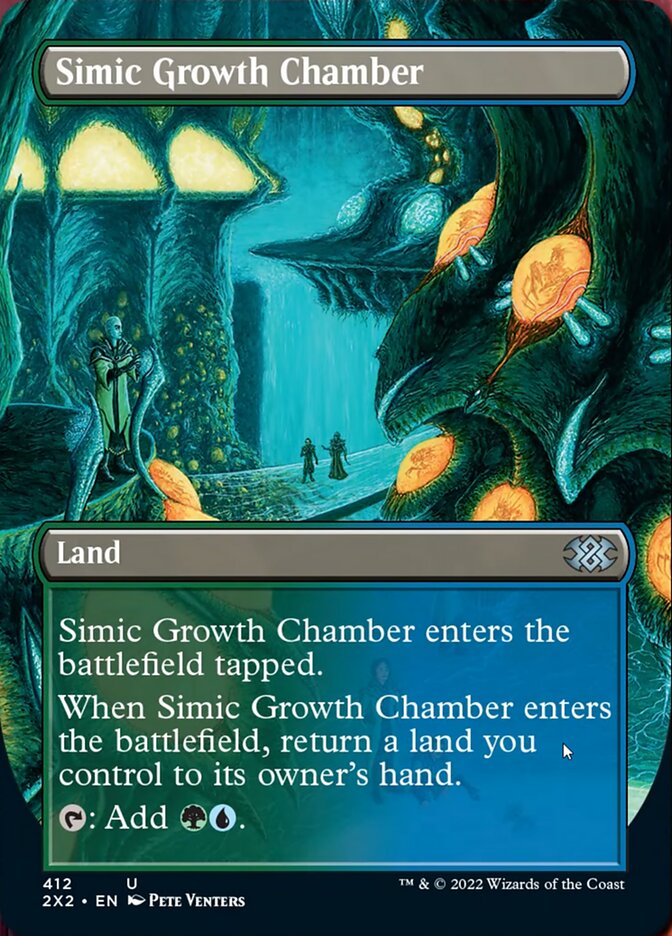 Simic Growth Chamber (Borderless Alternate Art) [Double Masters 2022] | Jomio and Rueliete's Cards and Comics