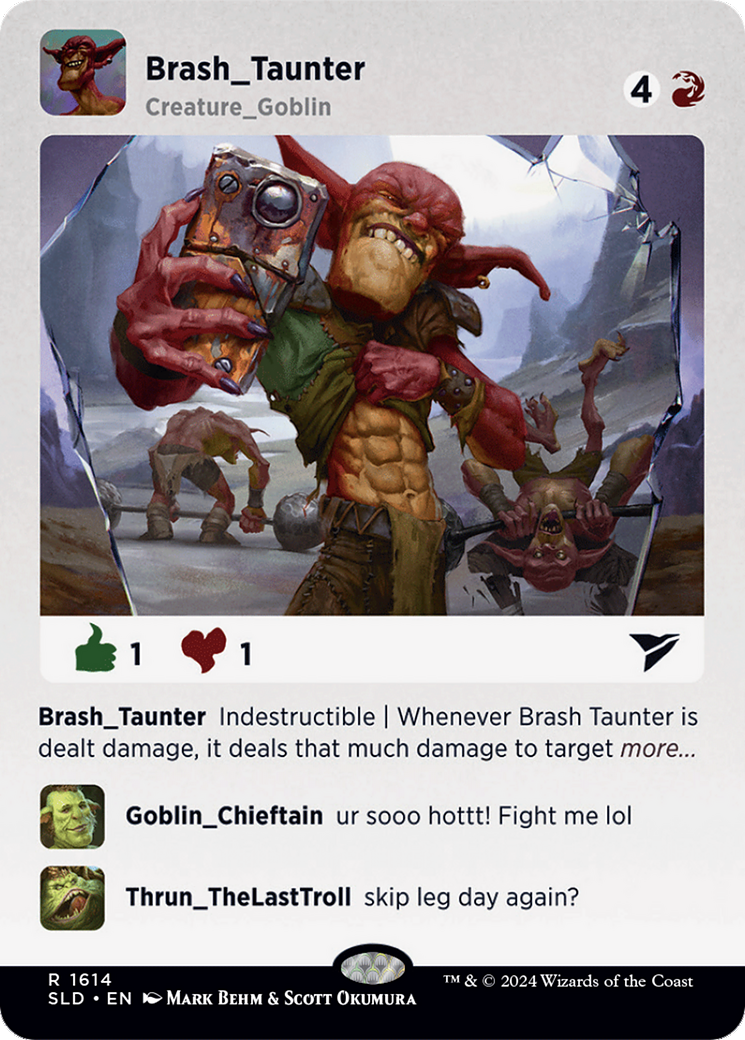 Brash Taunter [Secret Lair Drop Series] | Jomio and Rueliete's Cards and Comics