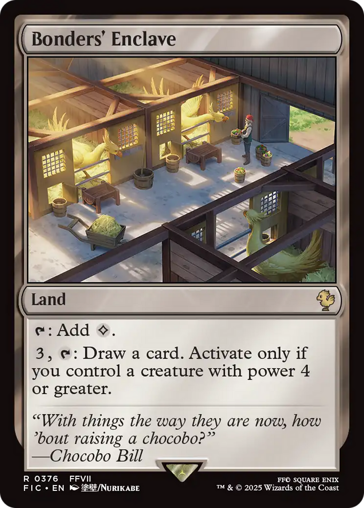 Bonders' Enclave [FINAL FANTASY Commander] | Jomio and Rueliete's Cards and Comics