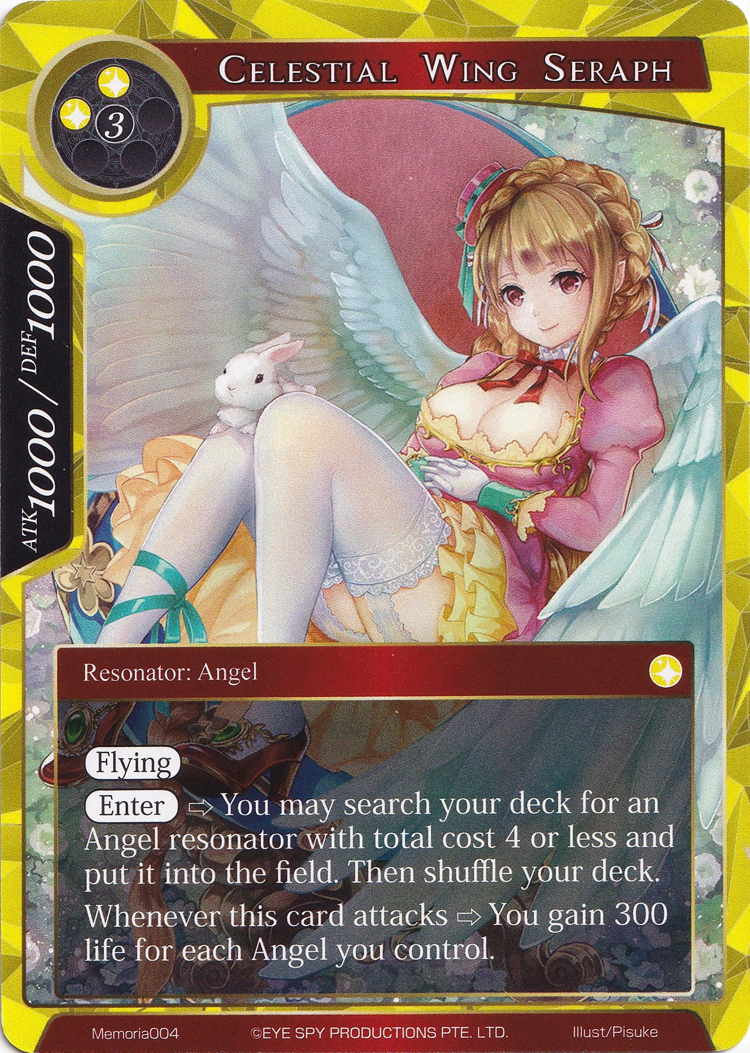 Celestial Wing Seraph (Memoria004) [Alice Origin Memoria Cards] | Jomio and Rueliete's Cards and Comics