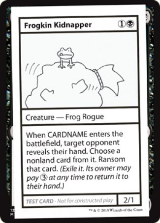 Frogkin Kidnapper (2021 Edition) [Mystery Booster Playtest Cards] | Jomio and Rueliete's Cards and Comics