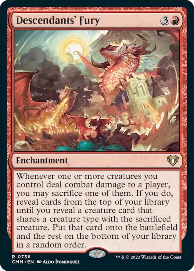 Descendants' Fury [Commander Masters] | Jomio and Rueliete's Cards and Comics