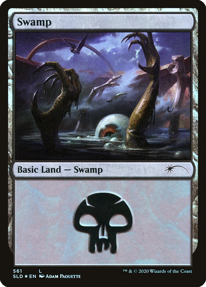 Swamp (Witchcraft) (561) [Secret Lair Drop Promos] | Jomio and Rueliete's Cards and Comics