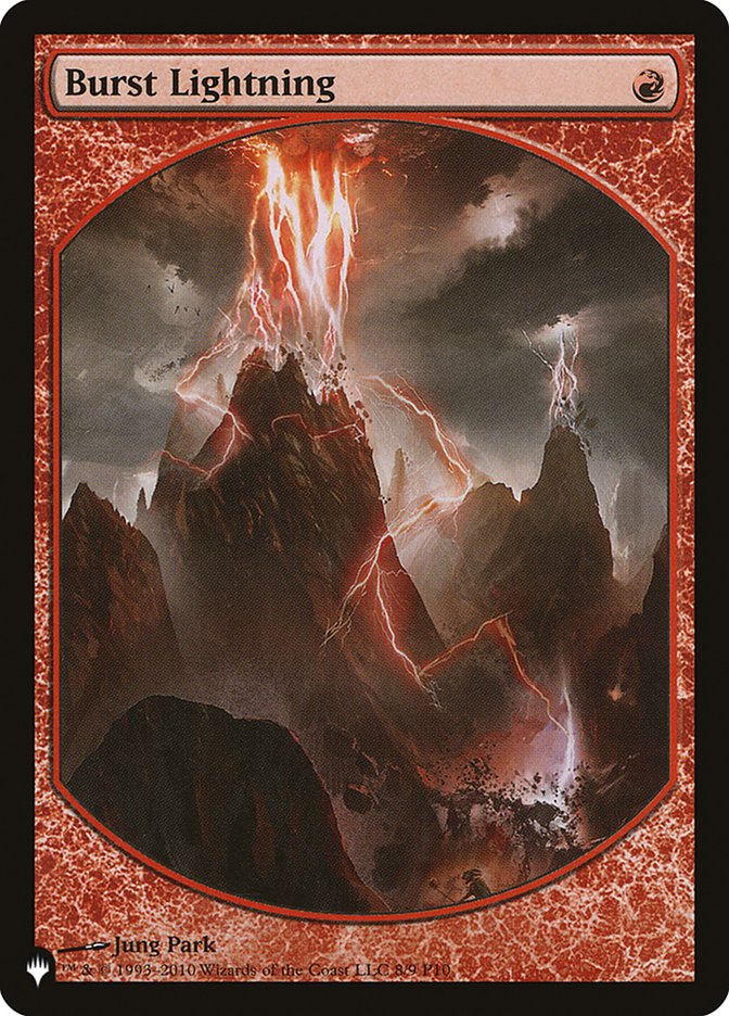 Burst Lightning [The List] | Jomio and Rueliete's Cards and Comics