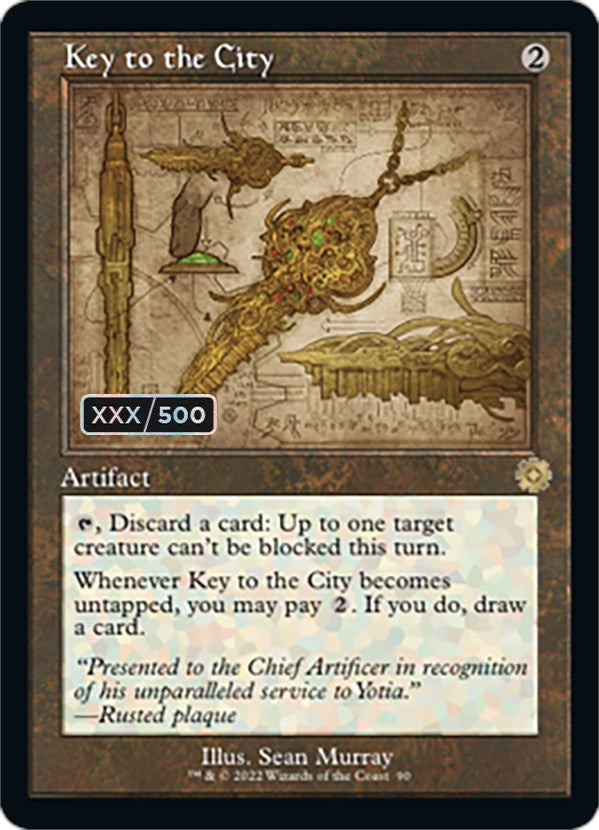 Key to the City (Retro Schematic) (Serialized) [The Brothers' War Retro Artifacts] | Jomio and Rueliete's Cards and Comics