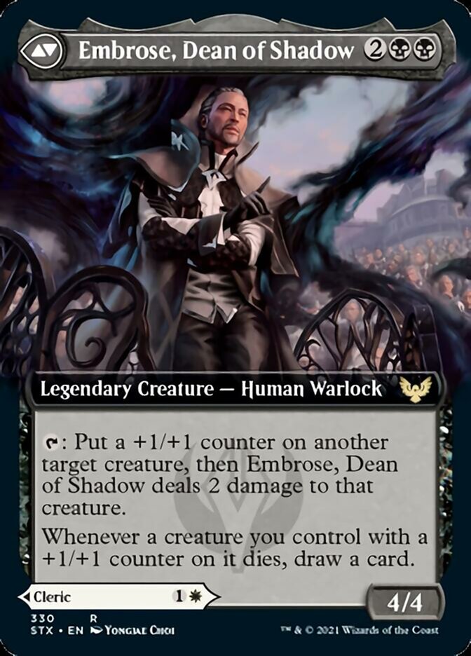 Shaile, Dean of Radiance // Embrose, Dean of Shadow (Extended Art) [Strixhaven: School of Mages] | Jomio and Rueliete's Cards and Comics