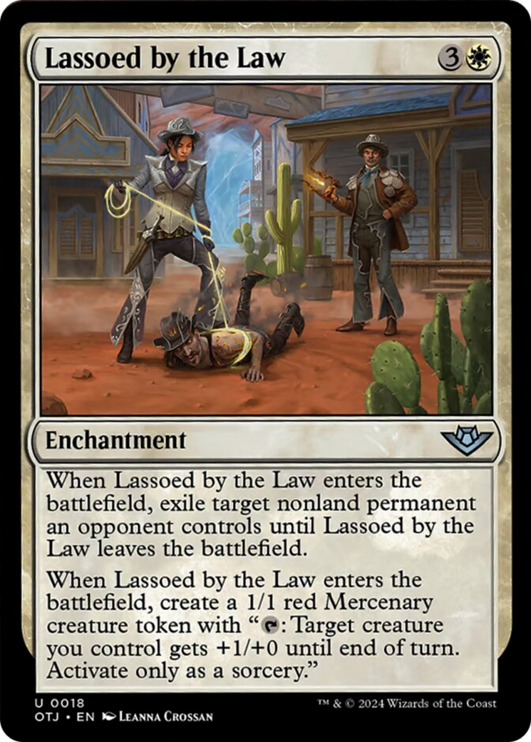 Lassoed by the Law [Outlaws of Thunder Junction] | Jomio and Rueliete's Cards and Comics