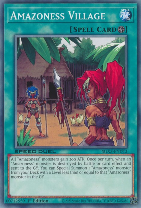 Amazoness Village [SGX3-END13] Common | Jomio and Rueliete's Cards and Comics