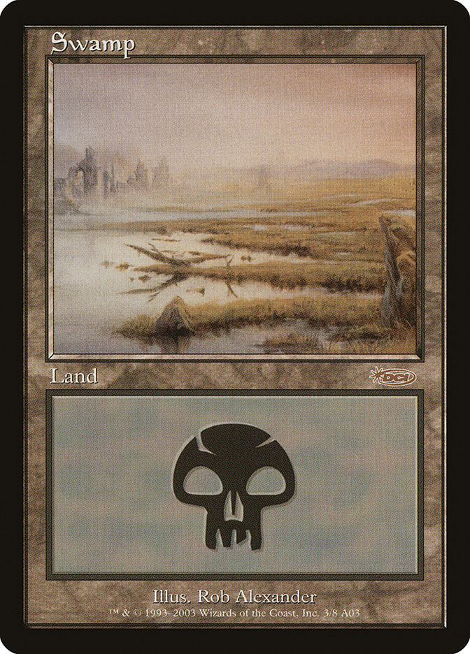 Swamp (3) [Arena League 2003] | Jomio and Rueliete's Cards and Comics