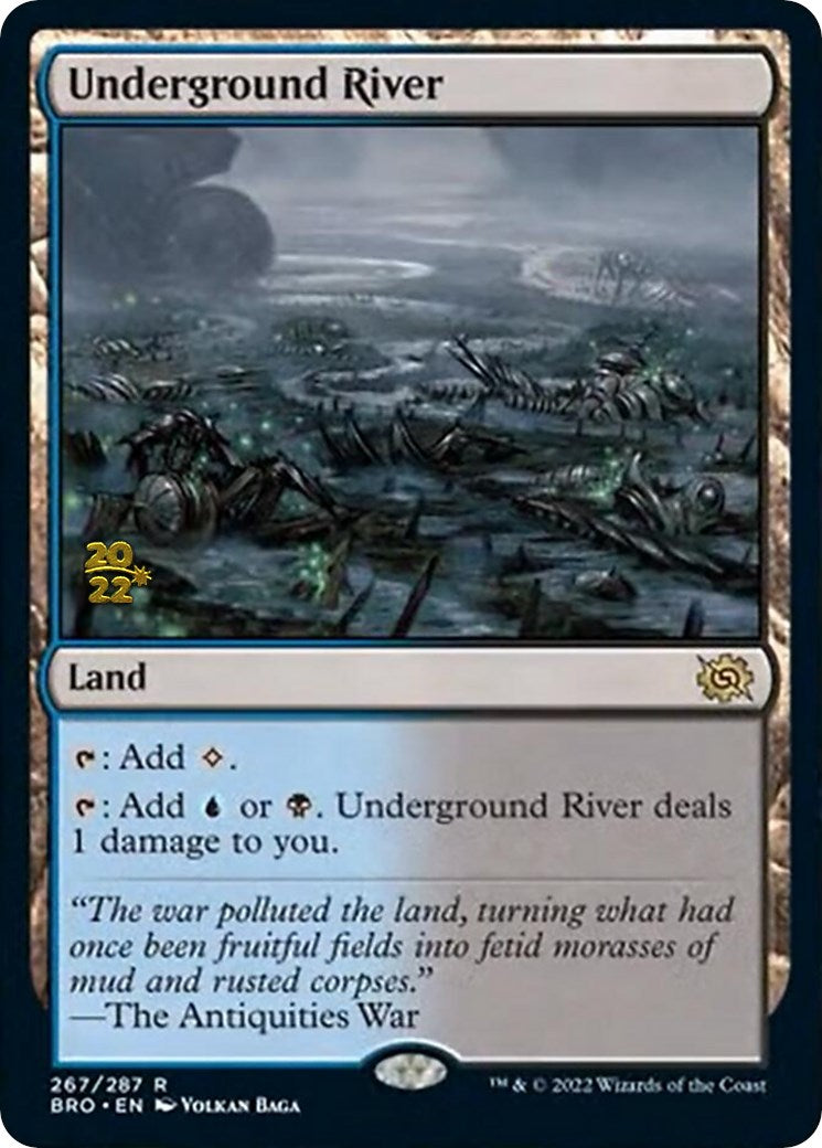 Underground River [The Brothers' War Prerelease Promos] | Jomio and Rueliete's Cards and Comics