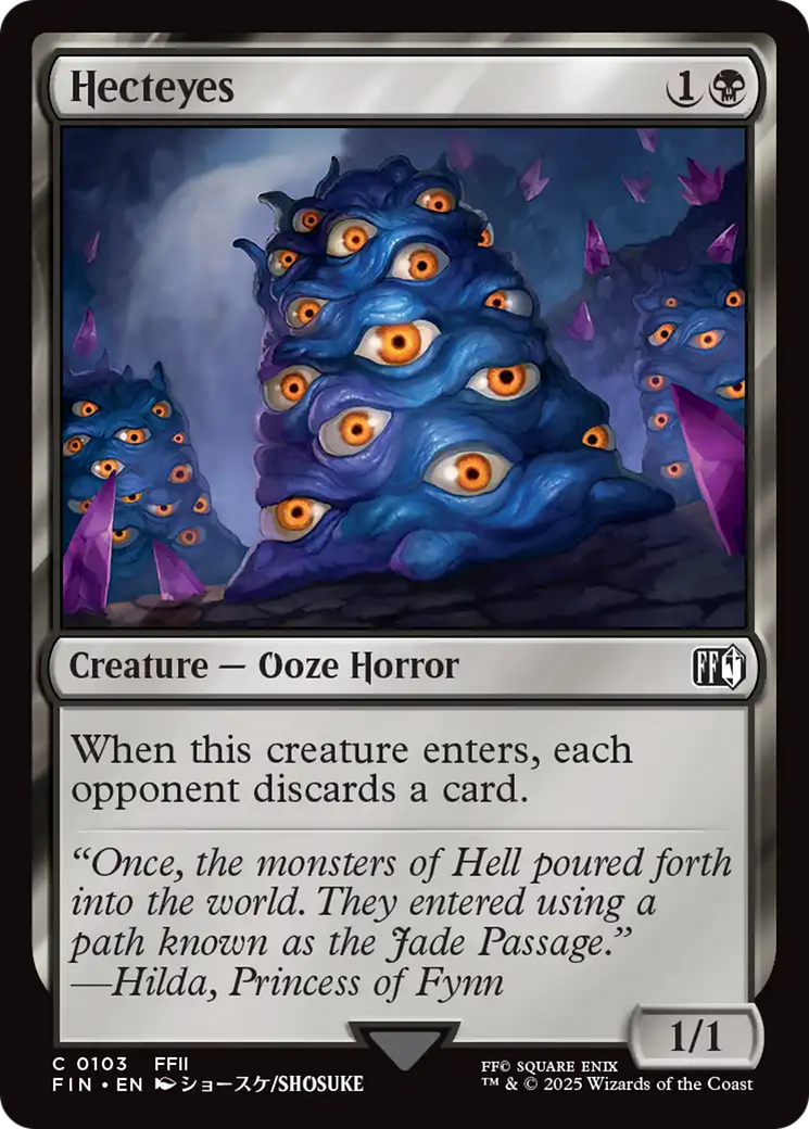Hecteyes [FINAL FANTASY] | Jomio and Rueliete's Cards and Comics