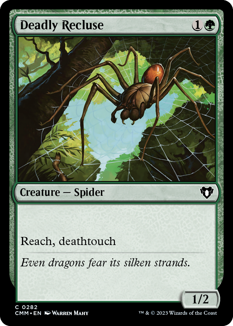 Deadly Recluse [Commander Masters] | Jomio and Rueliete's Cards and Comics