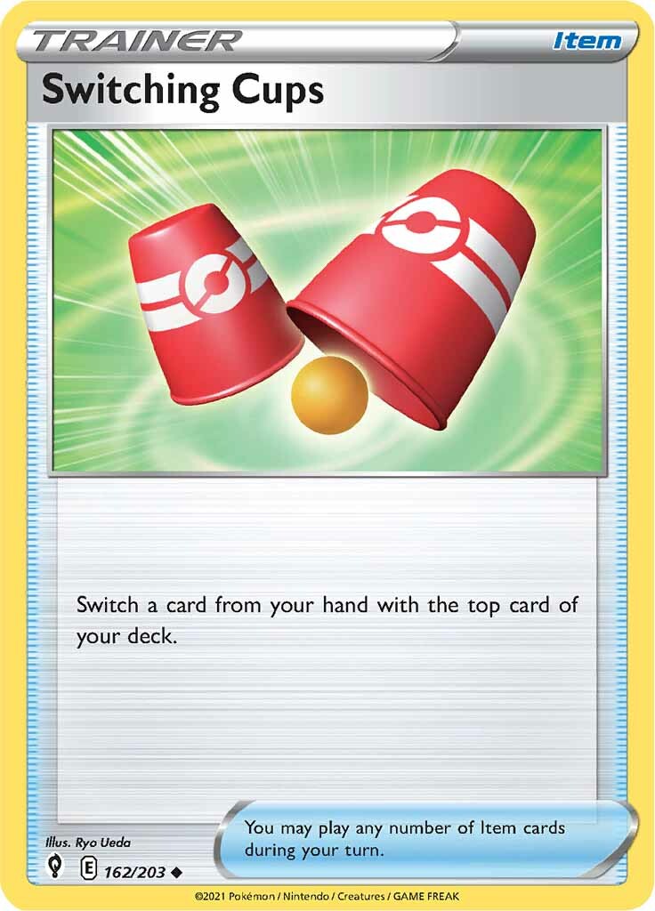 Switching Cups (162/203) [Sword & Shield: Evolving Skies] | Jomio and Rueliete's Cards and Comics
