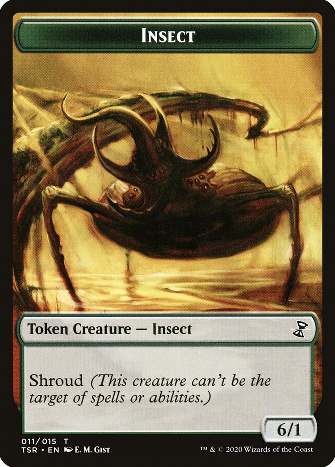 Insect Token [Time Spiral Remastered Tokens] | Jomio and Rueliete's Cards and Comics