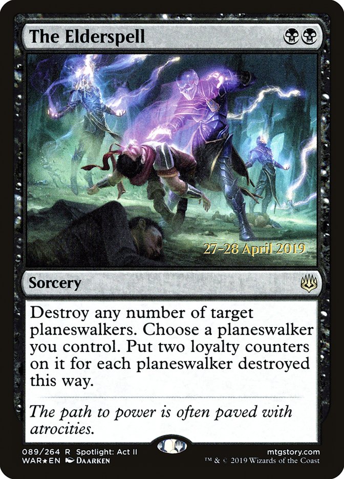 The Elderspell [War of the Spark Prerelease Promos] | Jomio and Rueliete's Cards and Comics