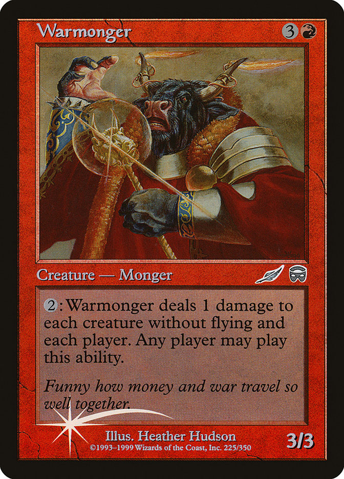 Warmonger [Media Promos] | Jomio and Rueliete's Cards and Comics