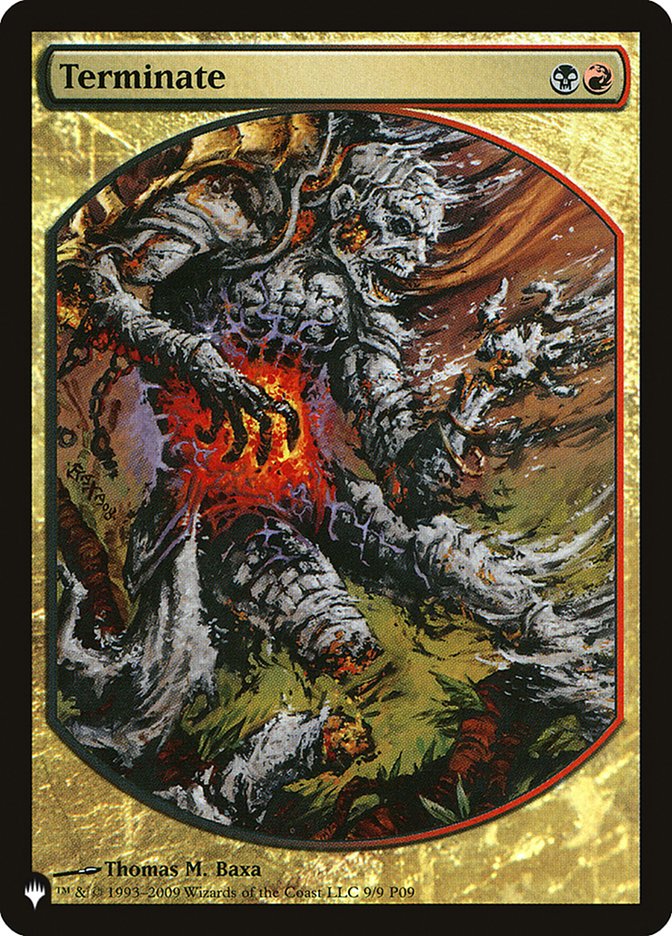 Terminate [The List] | Jomio and Rueliete's Cards and Comics