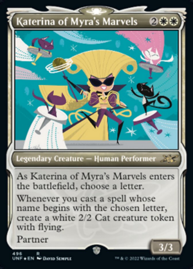 Katerina of Myra's Marvels (Showcase) (Galaxy Foil) [Unfinity] | Jomio and Rueliete's Cards and Comics