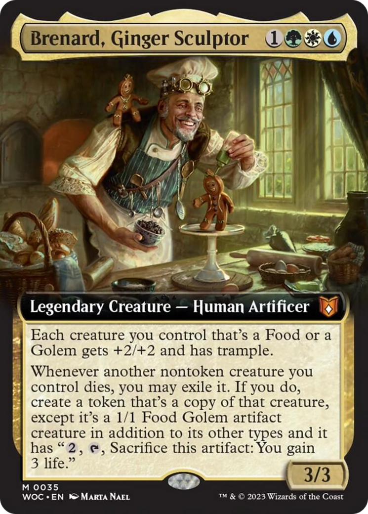 Brenard, Ginger Sculptor (Extended Art) [Wilds of Eldraine Commander] | Jomio and Rueliete's Cards and Comics