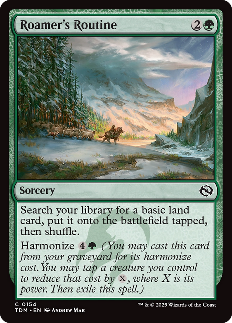 Roamer's Routine [Tarkir: Dragonstorm] | Jomio and Rueliete's Cards and Comics
