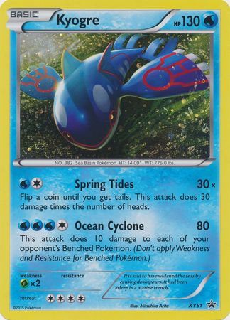 Kyogre (XY51) (Jumbo Card) [XY: Black Star Promos] | Jomio and Rueliete's Cards and Comics