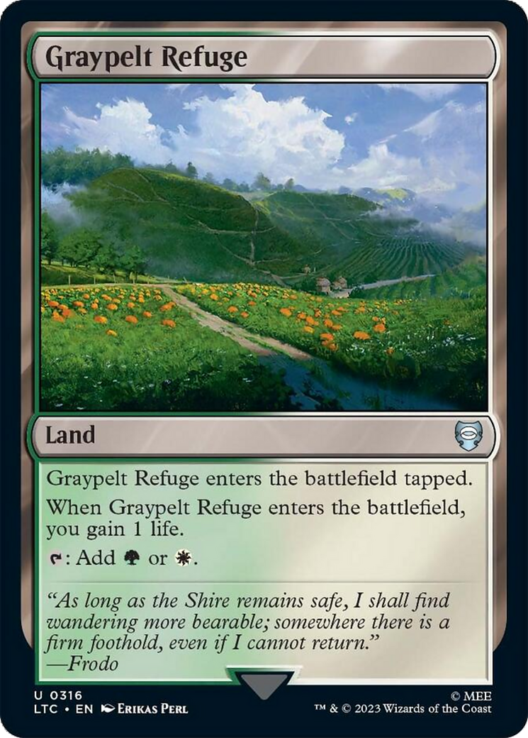 Graypelt Refuge [The Lord of the Rings: Tales of Middle-Earth Commander] | Jomio and Rueliete's Cards and Comics